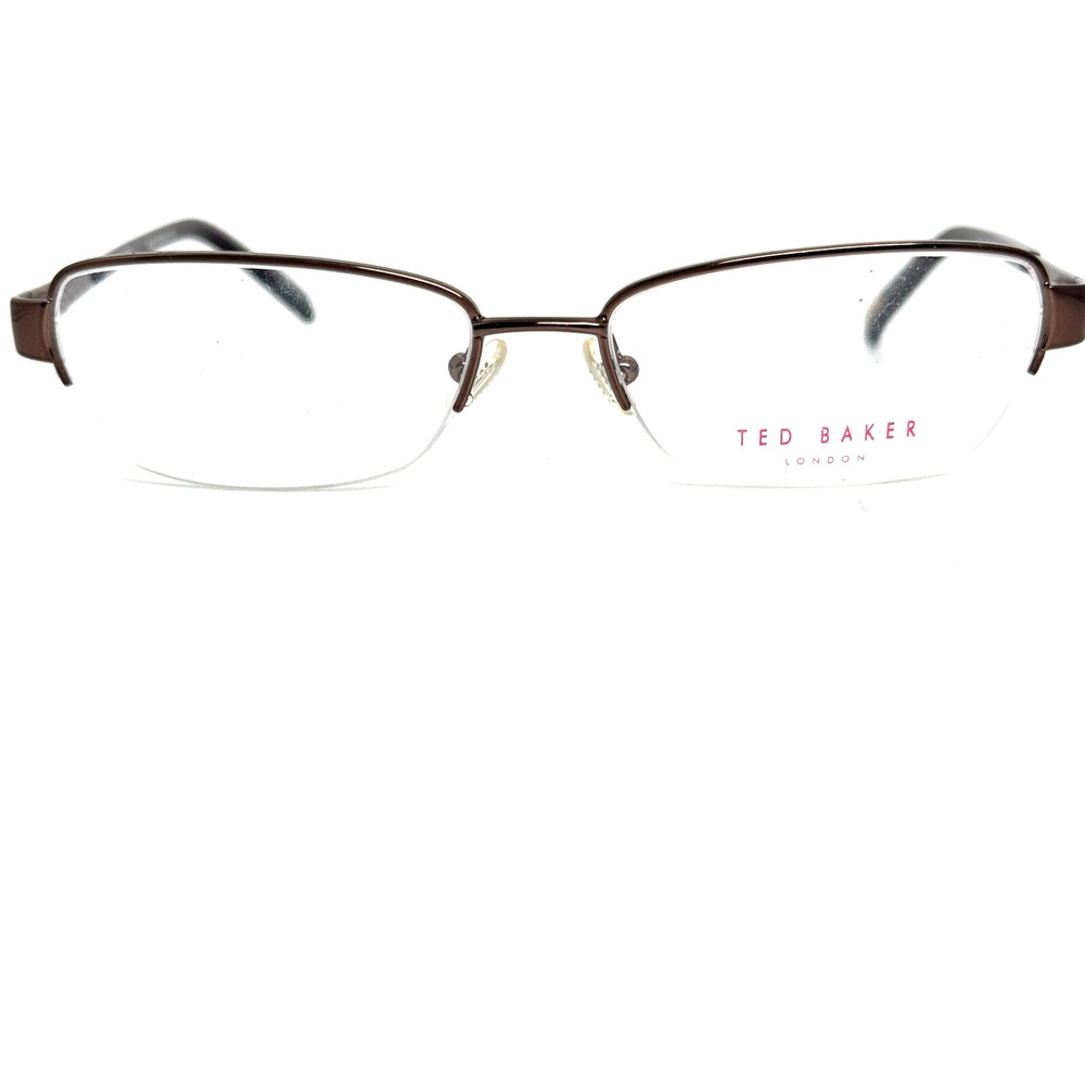 Ted Baker B227 bRN 52-16-135 Half Rim Eyeglasses Frames H17070